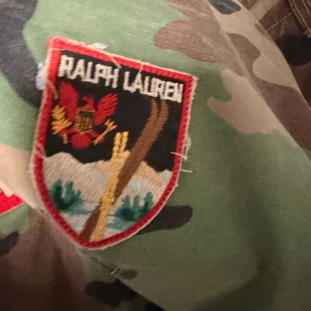 Polo Ralph Lauren Camouflage Men Cargo with PATCHWORK - Picture 6 of 7